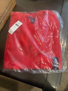 GAP Factory Red Crew Neck Sweater